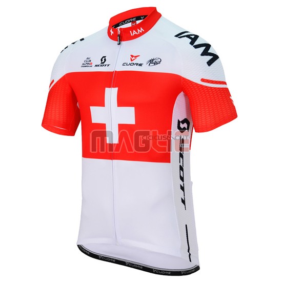 Maglia IAM manica corta 2017 rosso e bianco